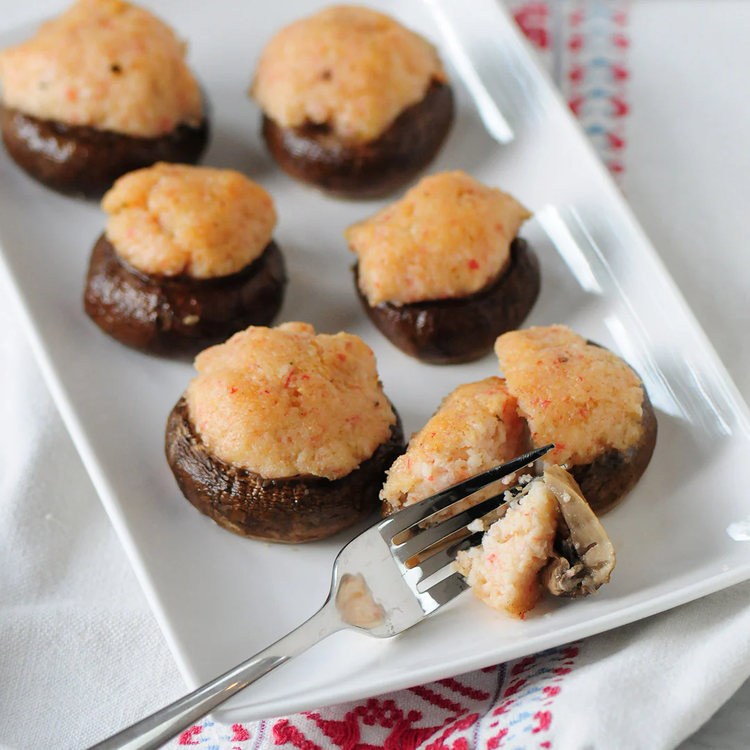 Seafood-Stuffed Mushrooms